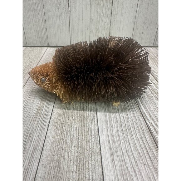 Vintage Natural Bristle Woodland Hedgehog Home Decor Collection Item - Picture 4 of 7